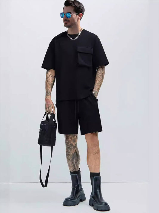 Men's Fashion Street Casual Sports Two-Piece Set