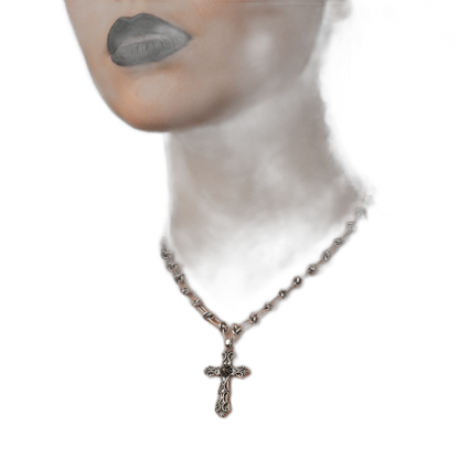 Barbed Cross Necklace