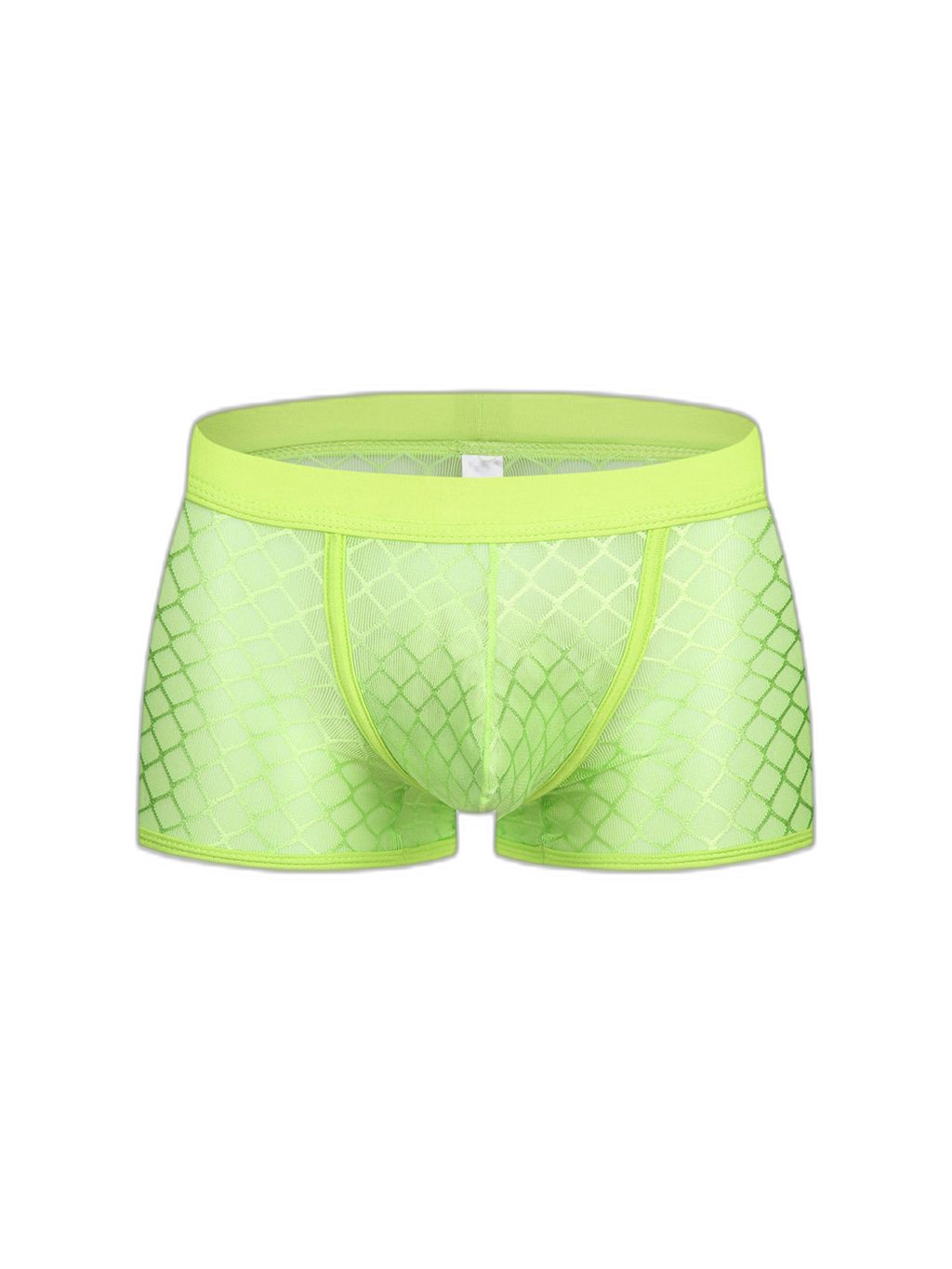 2 Pack Men's Sexy Transparent Mesh Trunks