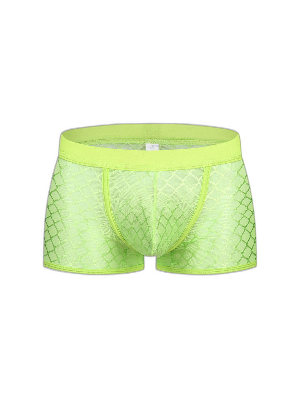 2 Pack Men's Sexy Transparent Mesh Trunks