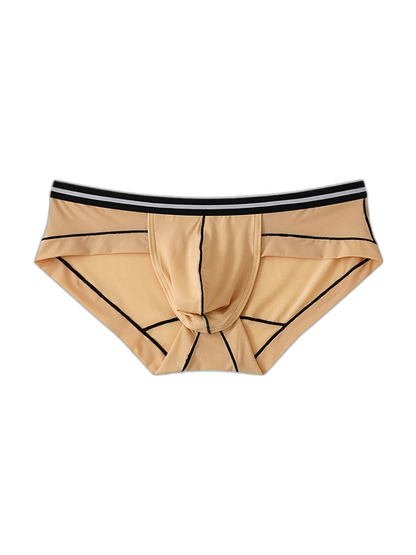 3 Pack Men's Semi-Transparent Comfortable Soft Skin-Friendly Minimalist Briefs