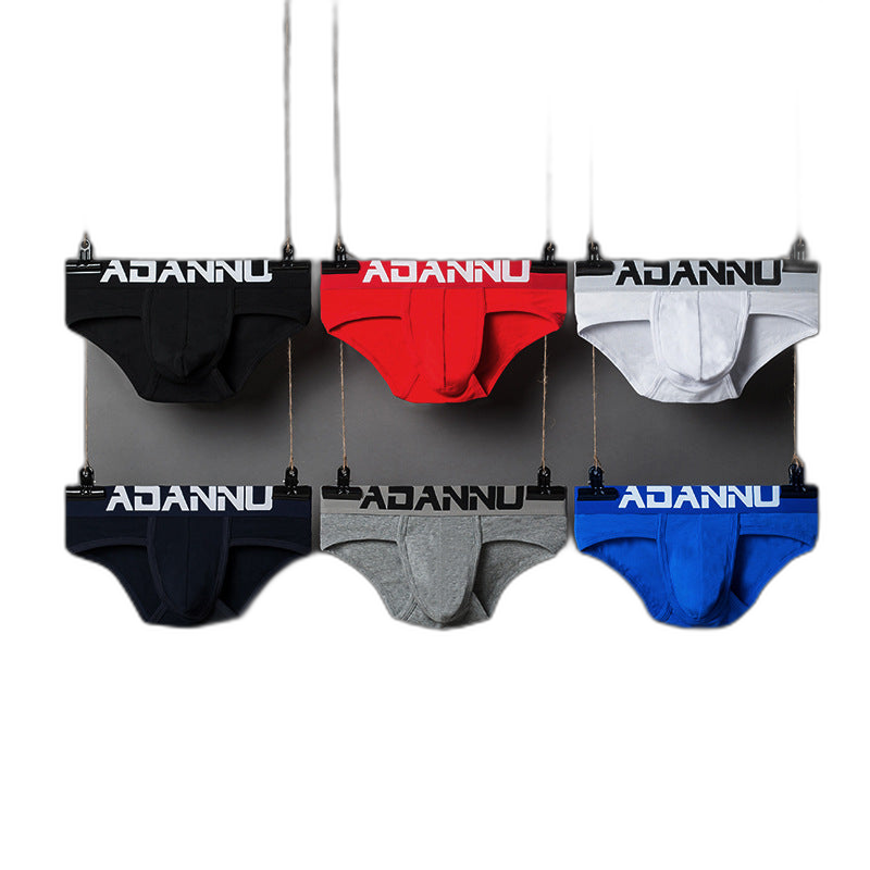 2 Pack Cotton 3D Large Pouch Men's Underwear