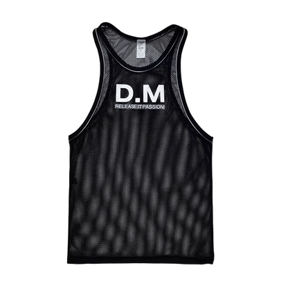 Dog & Master Mesh Tank Top Black