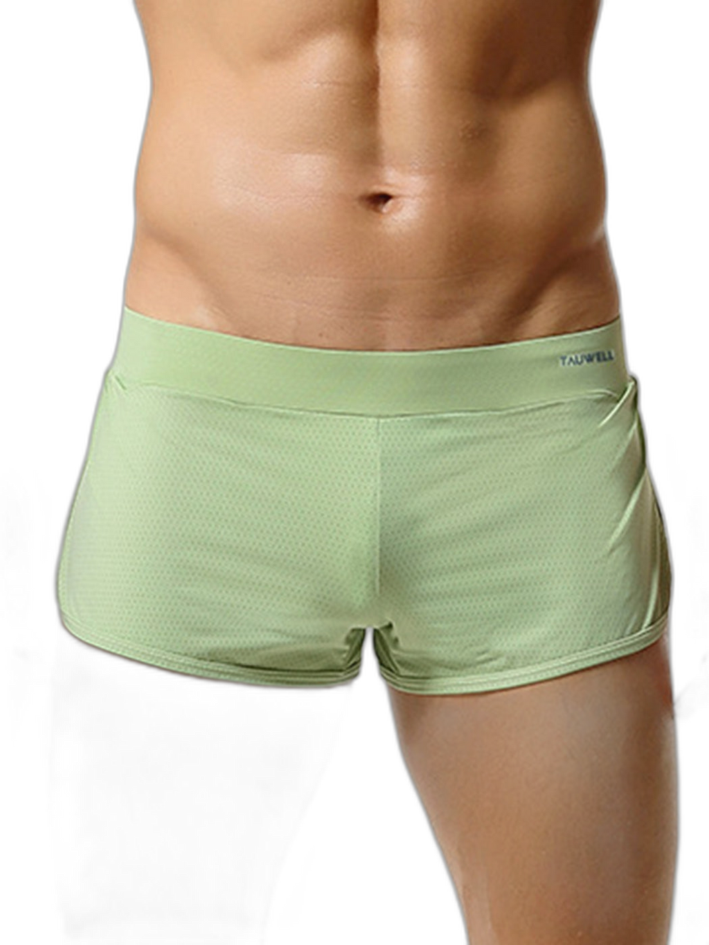 Men's Breathable Mesh Boxer Shorts With Separate Pouch