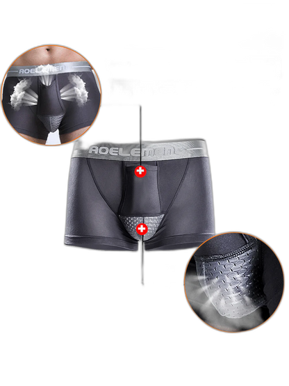 Aoelemen 2 Pack Modal Stretch Separate Pouch Boxer Briefs