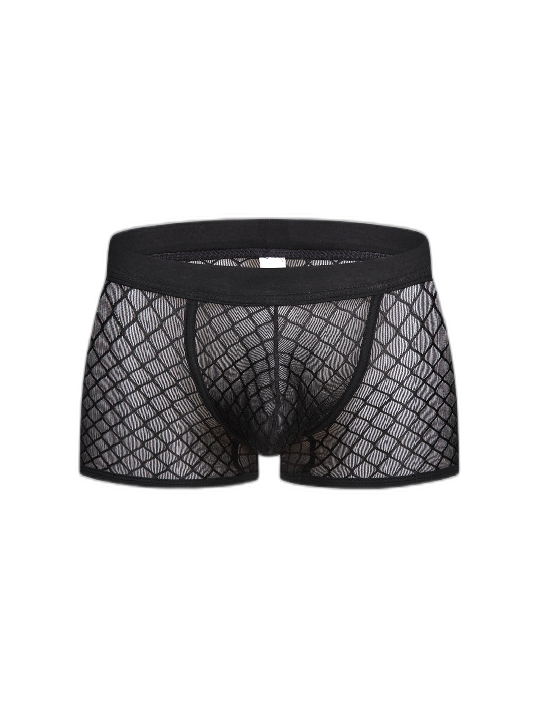 2 Pack Men's Sexy Transparent Mesh Trunks