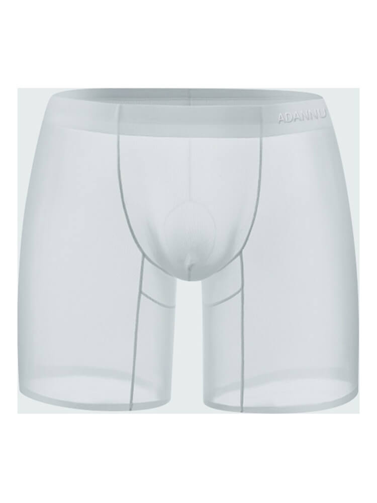 Men's Simple Solid Color Seamless Quick-Dry Trunks