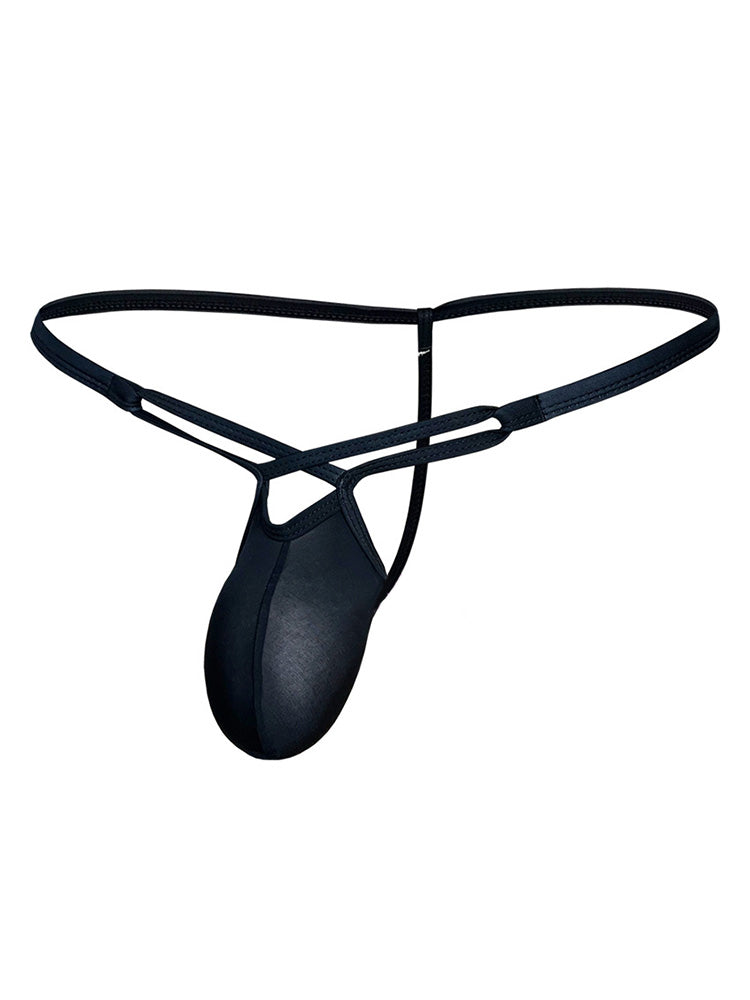 Men's Ultra Thin Ice Silk Low Rise Thong 