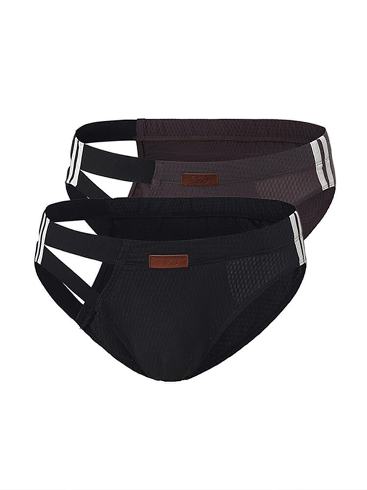 Men's Sexy Openwork Sports Antibacterial Briefs