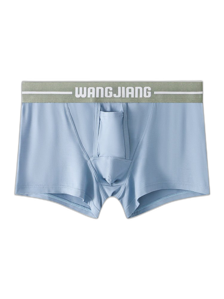 3 Pack Men’s Breathable Trunks with Front Pouch