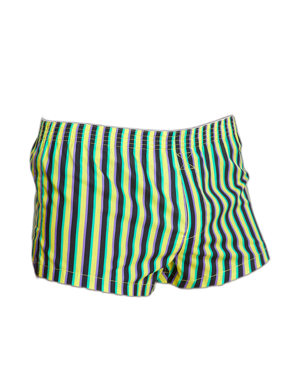 Men's Color Stripes Boxers With Fly
