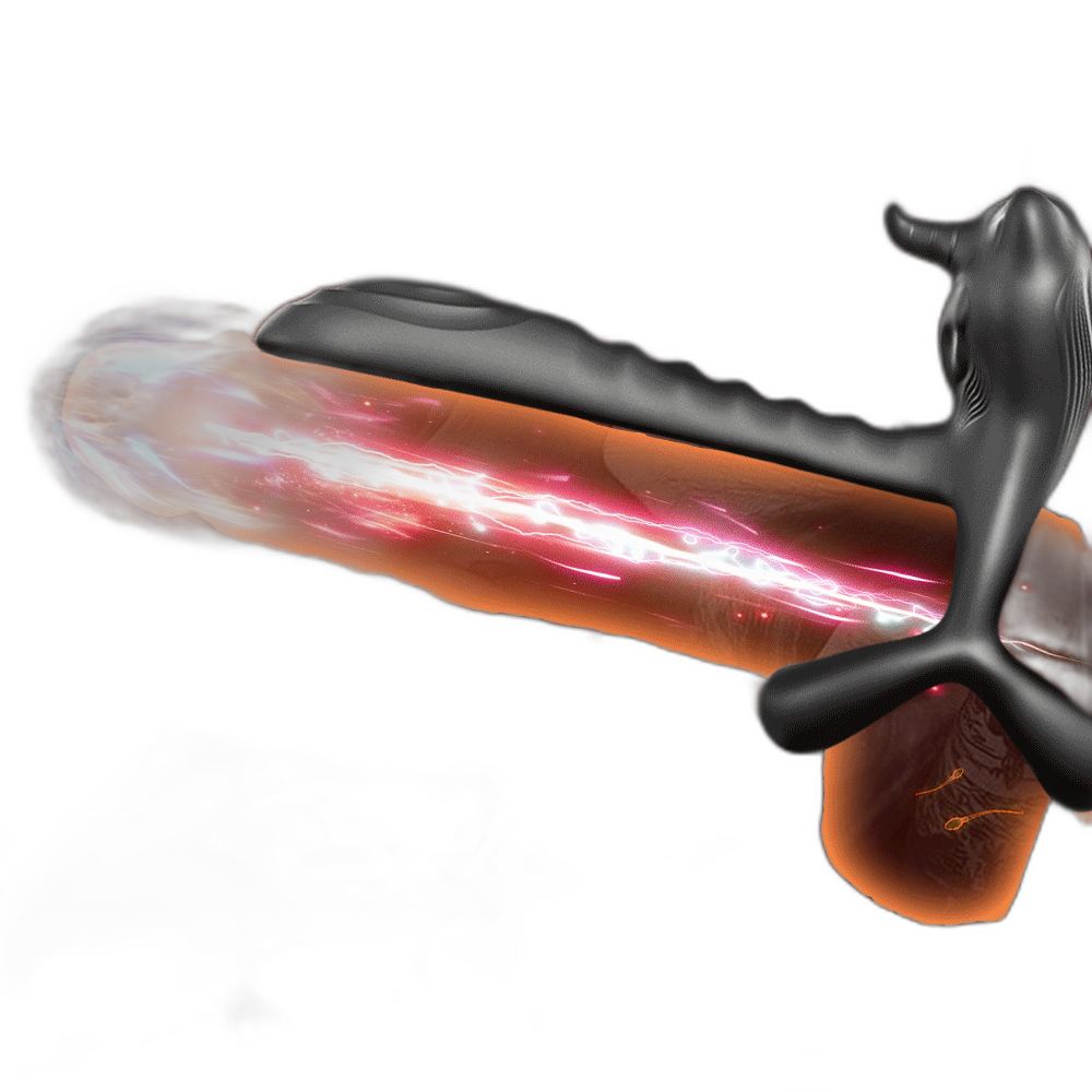 Bull Cock Ring - Vibrating Cock Ring - Double Penetration Cock and Ball Ring