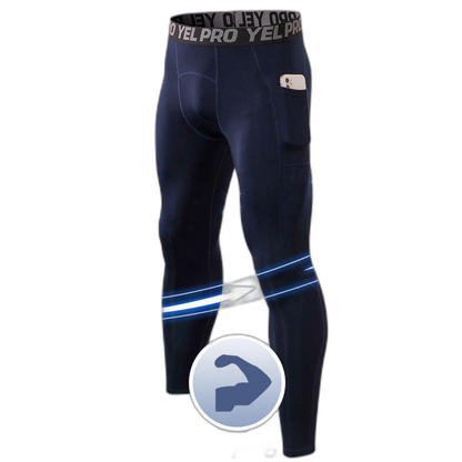 Mens Sports Thermal Leggings Compression Base Layer Tights