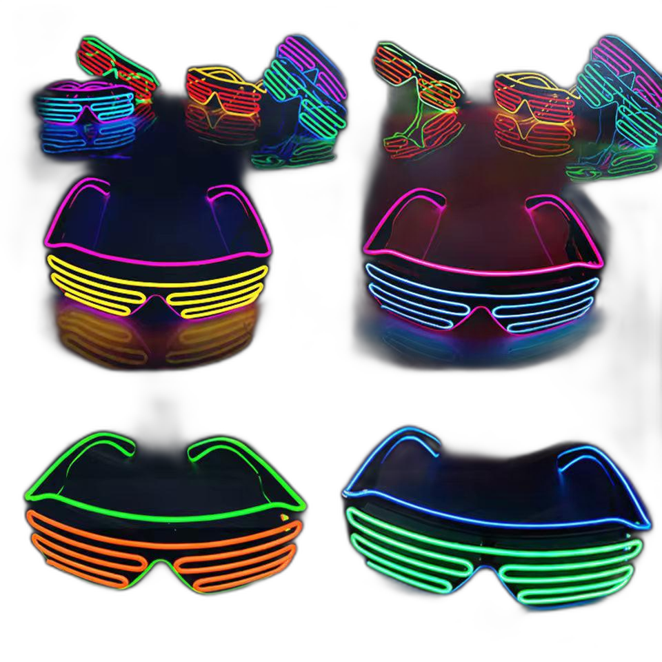 Neon Tube Glasses