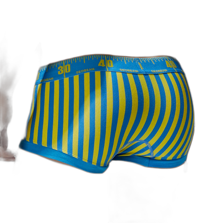 SEOBEAN Measure Up Cotton Boxer Briefs