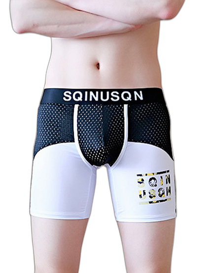 Men's Anti-Chafing Sports Boxer Briefs with Spacious Pouch