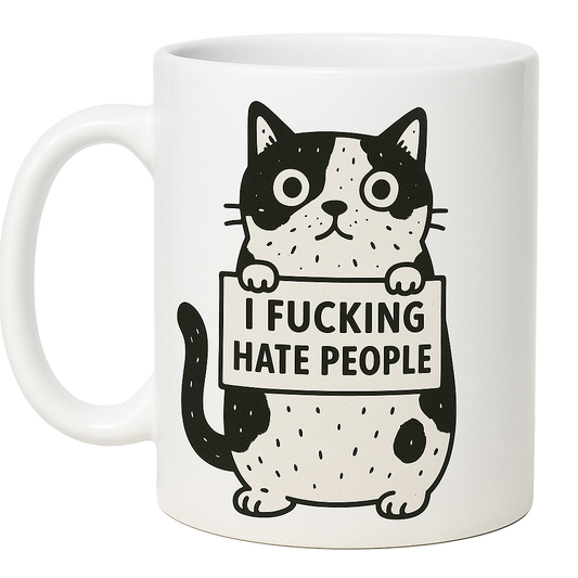 Mischievous Mugs | I Fucking Hate People (CAT) image 0