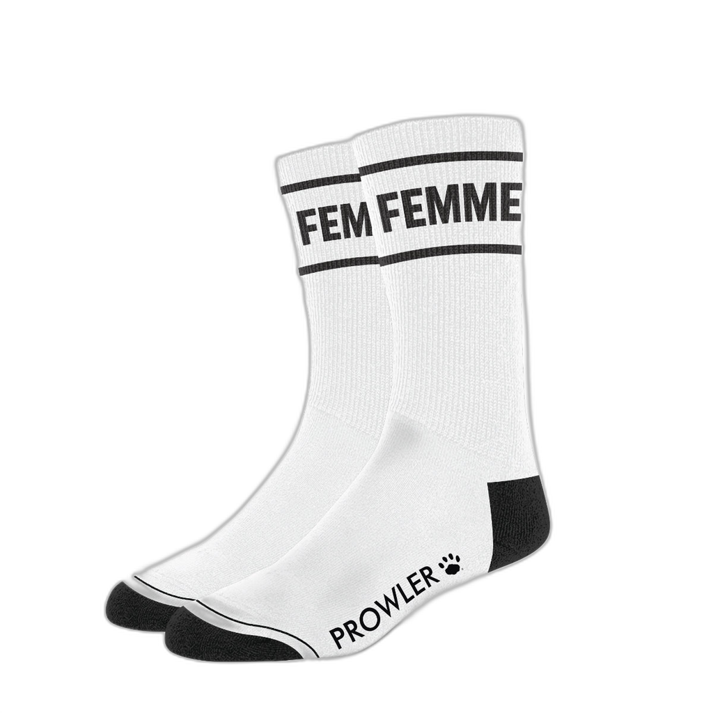 Prowler RED Femme Socks White Black