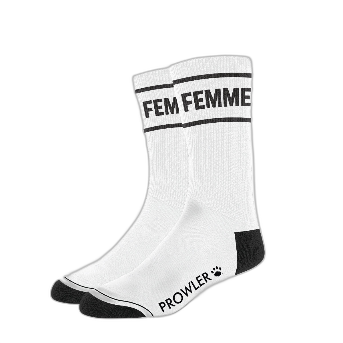 Prowler RED Femme Socks White Black