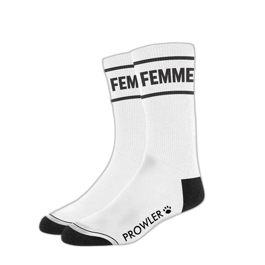 Prowler RED Femme Socks White Black