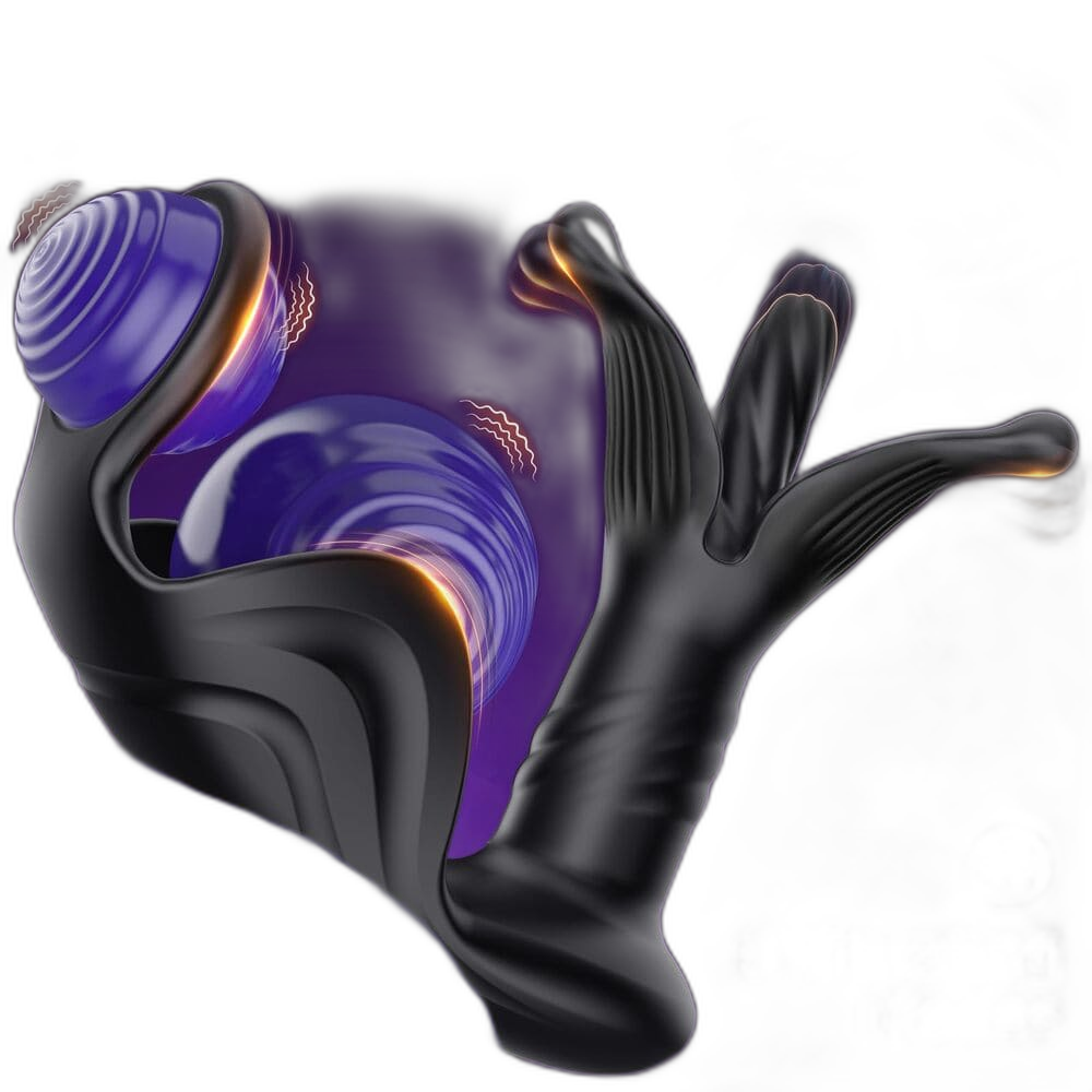 Hellflower II – Expanding Anal Vibrator with Cock Ring – Prostate & Perineum Massager