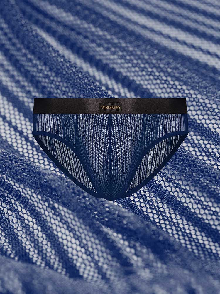 Men's Low-Rise Sexy Sheer Lace Breathable Briefs