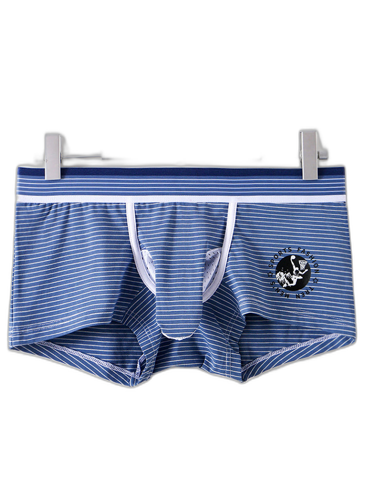 2 Pack Men’s Separate Support Pouch Cotton Trunks