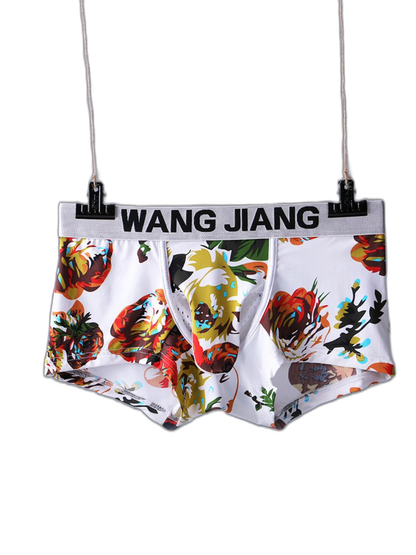 3 Pack Men's Ice Silk Trunks with Separated Pouch Design