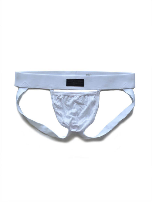 D.M Men's Breathable Cut-Out Modal Jockstrap
