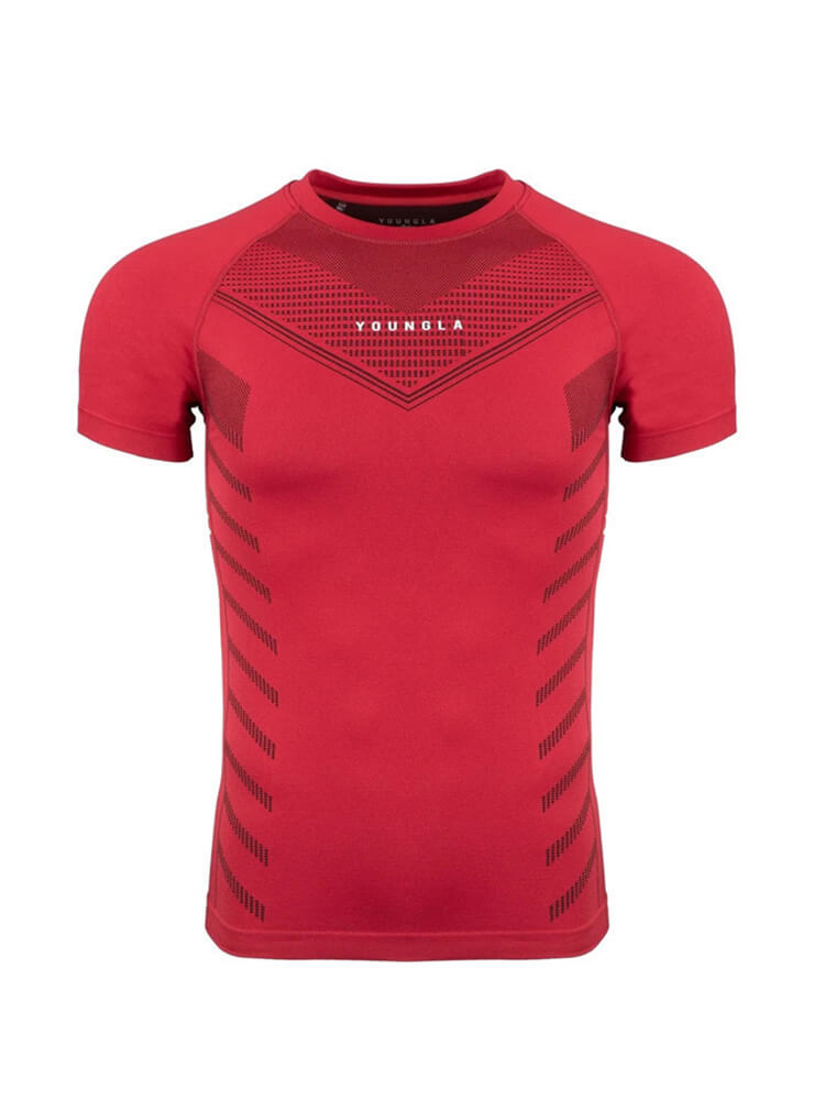 Men's High-Stretch Slim-Fit Fitness T-shirt