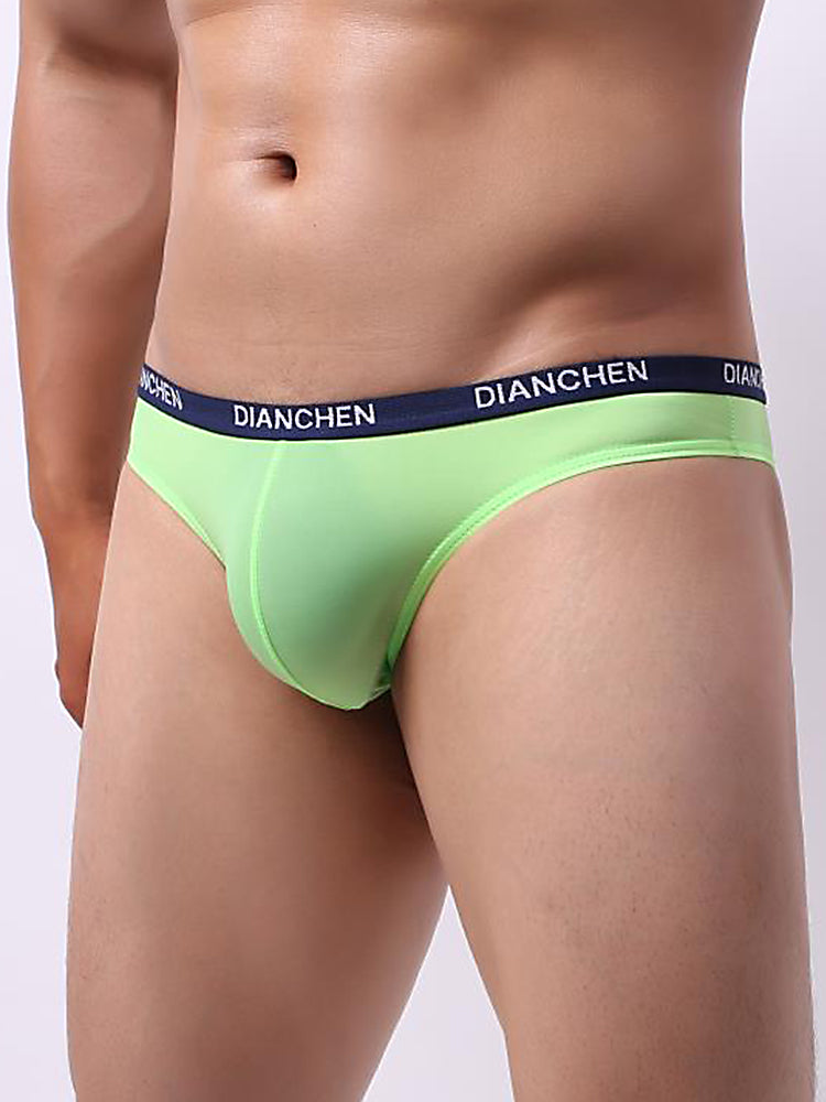 4 Pack Men's Sexy Comfortable Ice Silk Breathable Thong