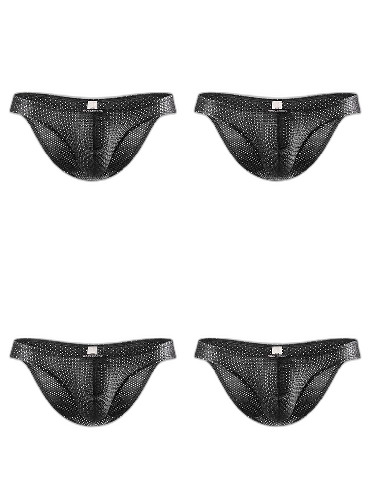 Men's Mesh Ice Silk Breathable Briefs