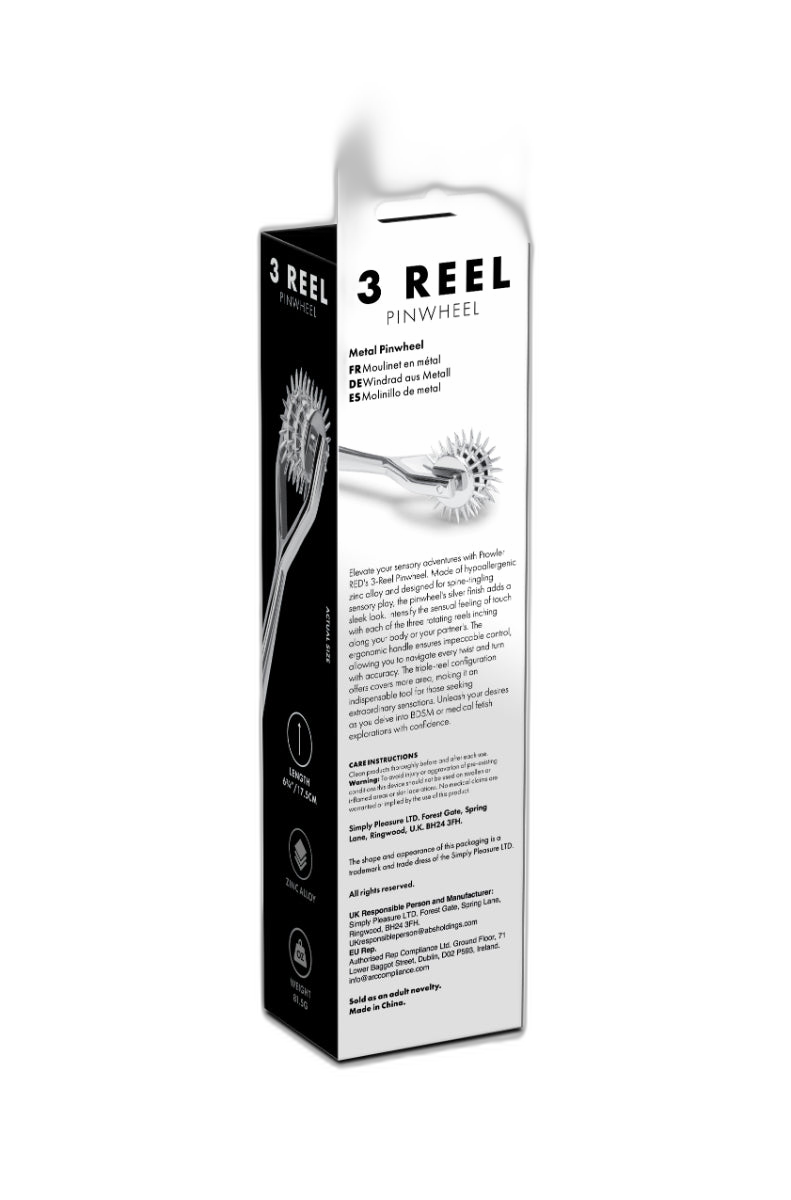 Prowler RED 3 Reel Pinwheel Silver