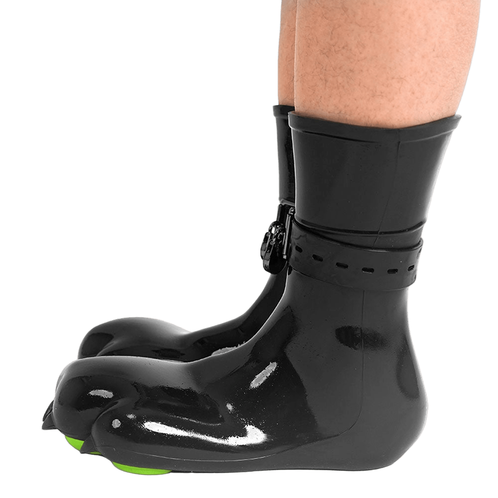 Furrjoi Silicone Canine Paw feet with Bindings Lime Green