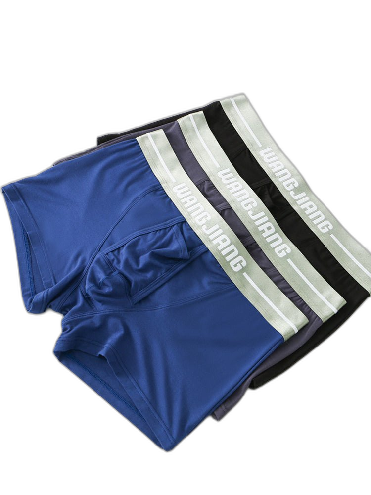 3 Pack Men’s Breathable Trunks with Front Pouch