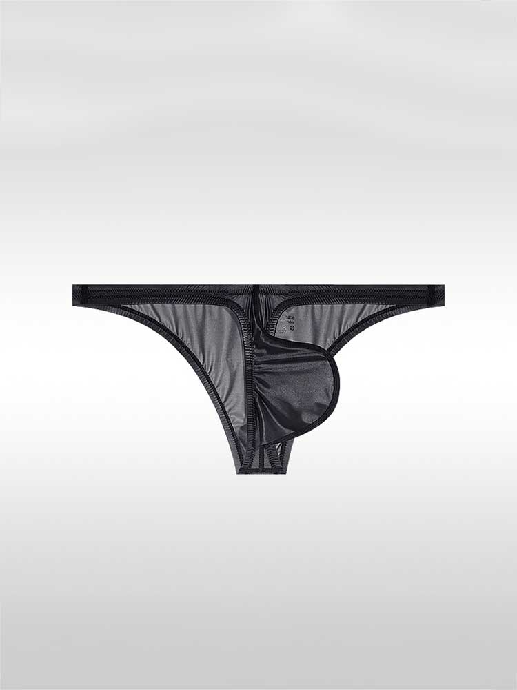 Men's Low-Rise Form-Fitting Stretch Bikini Briefs