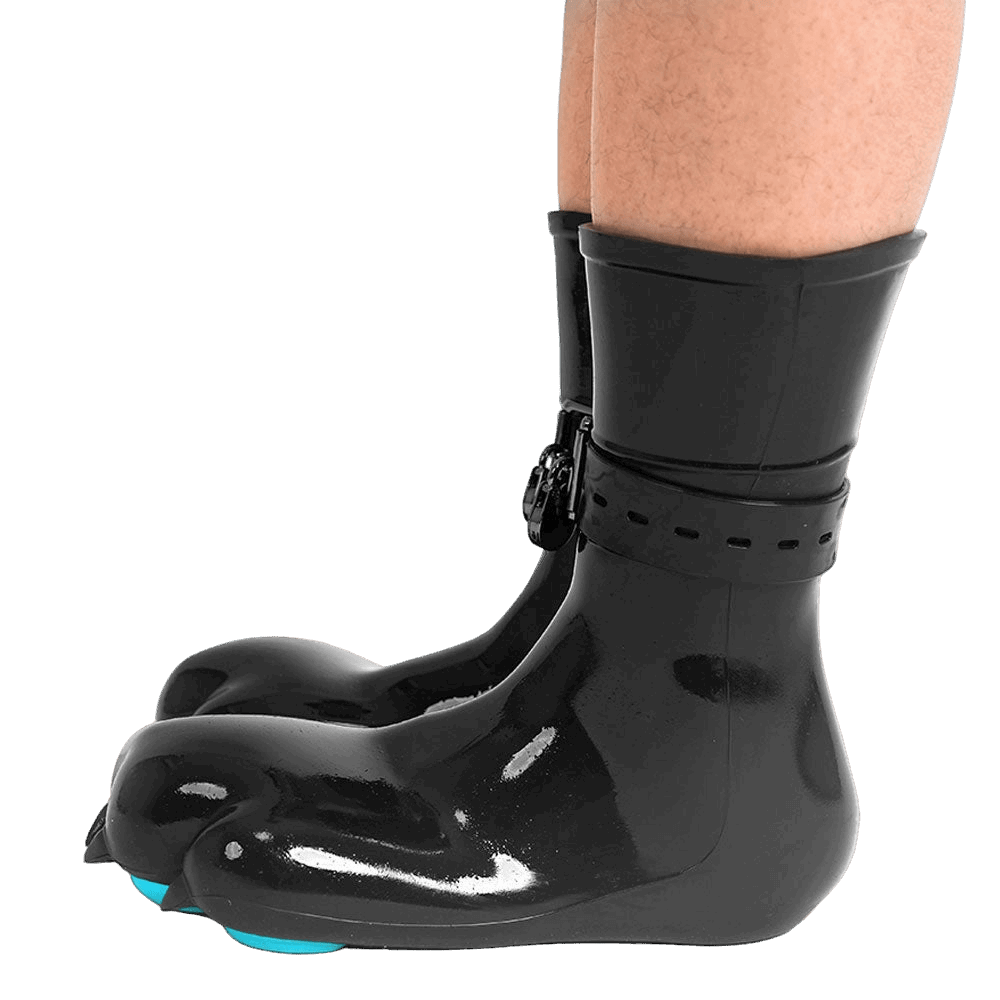 Furrjoi Silicone Canine Paw feet with Bindings Light Blue