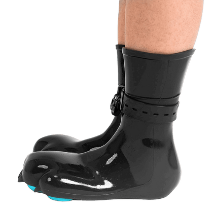 Furrjoi Silicone Canine Paw feet with Bindings Light Blue