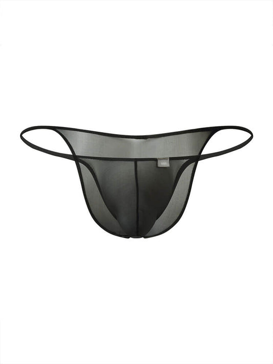 Men's Sexy Semi-Covering Ice Silk Bikini Thong