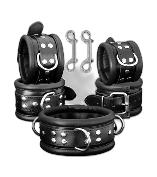 ruff GEAR Hardcore 5 Piece Leather Bondage Set