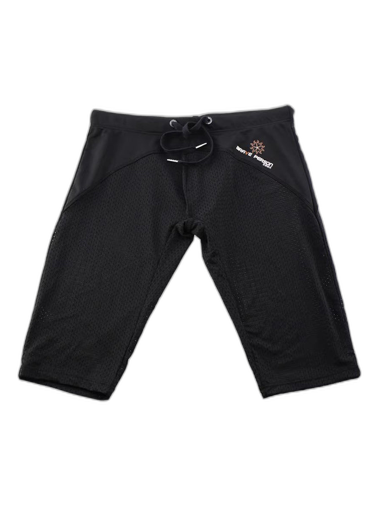 Men’s Athletic Compression Tight Shorts with Drawstring