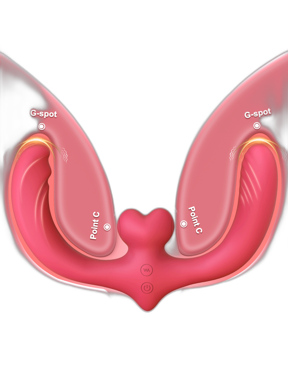 LovePulse Duo – Heart-Shaped Couples Vibrator
