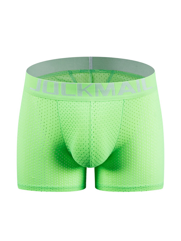 Mesh Padded Sponge Hip Lift Men's Boxer Briefs