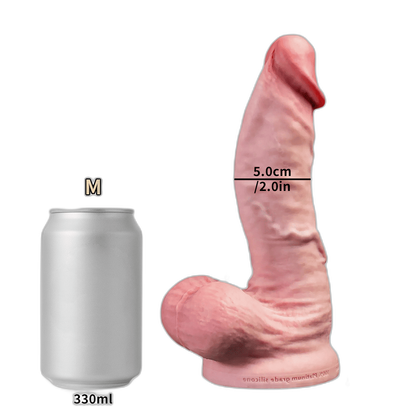 Vivid - Realistic Silicone Dildo with Suction Cup - Long Dildo