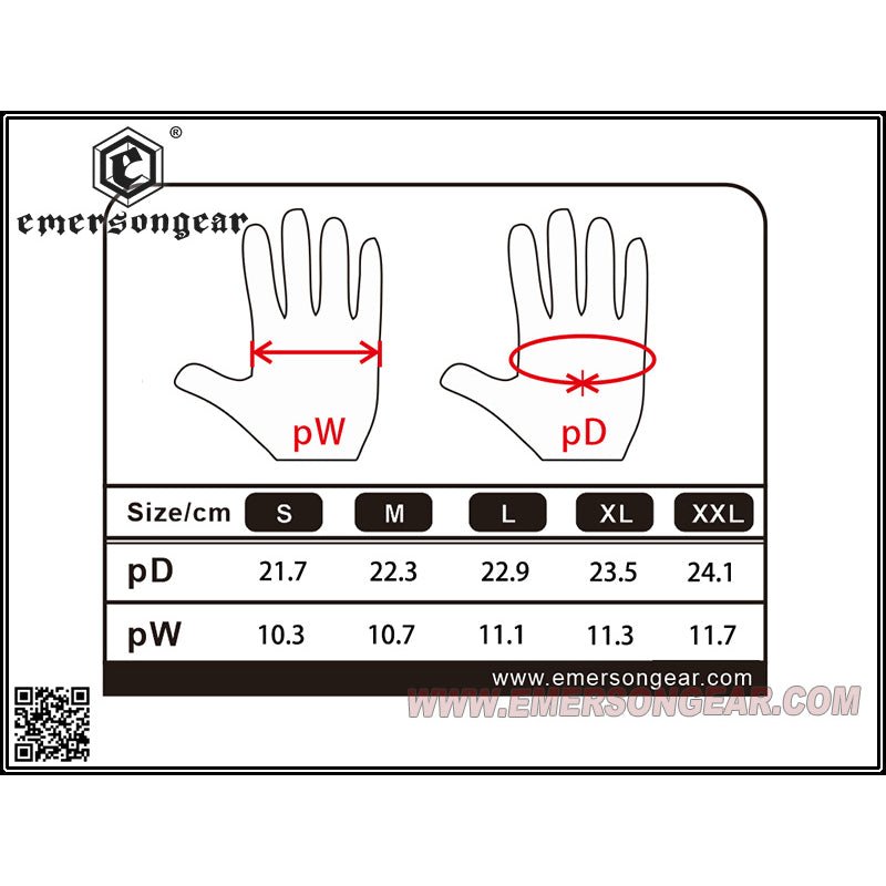 Emerson Gear Warfighter Gloves (Black) - The Pup Play Hub