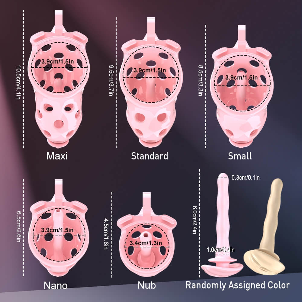 Ensnare - Chastity Cage in Multiple Colors & Sizes