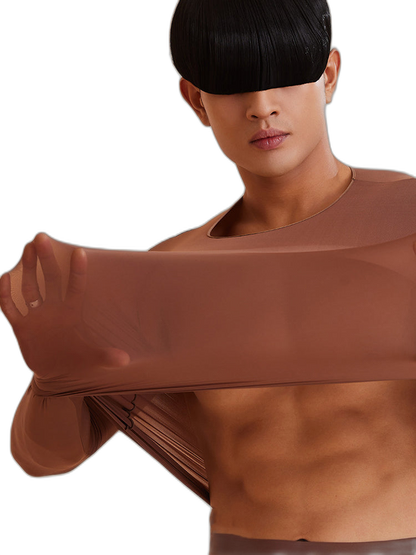 Men's Skin-Friendly Ultra-Thin High-Elastic Anti-Static Thermal Base Layer Tops & Bottoms