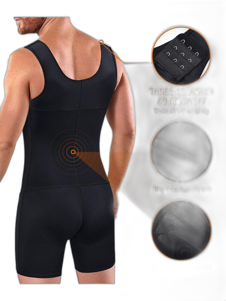 Men Shapewear Tummy Control Slimming Bodysuit