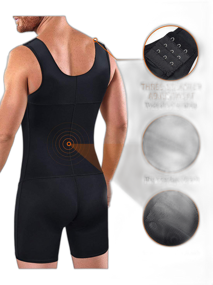 Men Shapewear Tummy Control Slimming Bodysuit