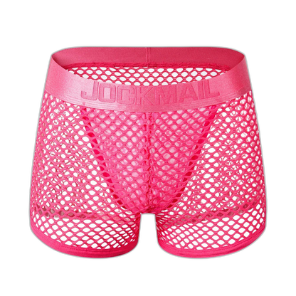 Jockmail 'Reveal All Fishnet' Underwear Shorts